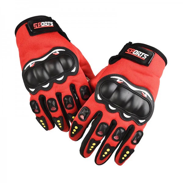 Motorcycle Lovers: Get Ready to Ride with Touchscreen Full Finger Motorcycle Gloves with Hard Knuckle Protection!