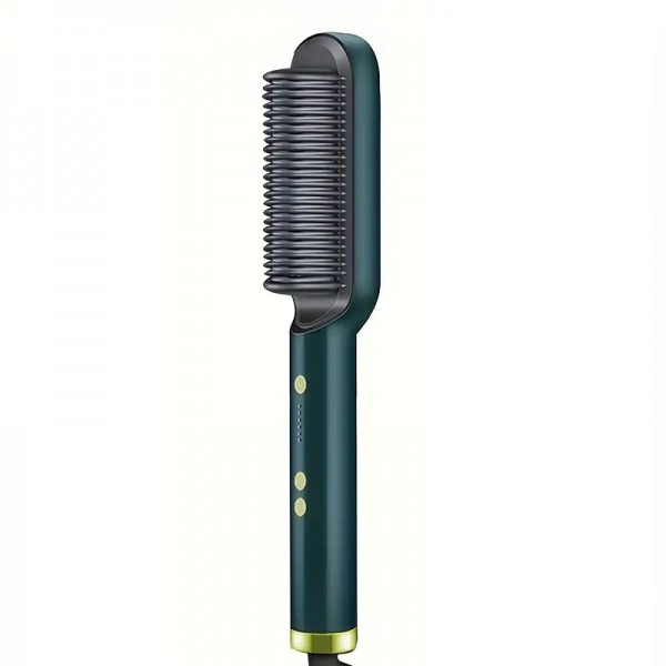 Hair Straightener Comb Brush 2-in-1 Electric Strai...