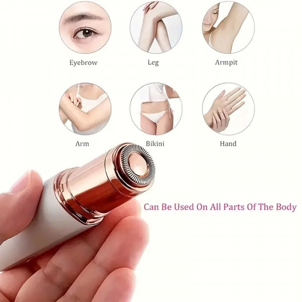 1pc Facial Hair Remover - Painless Hair Removal For Women & Men - Get Smooth Skin Instantly!