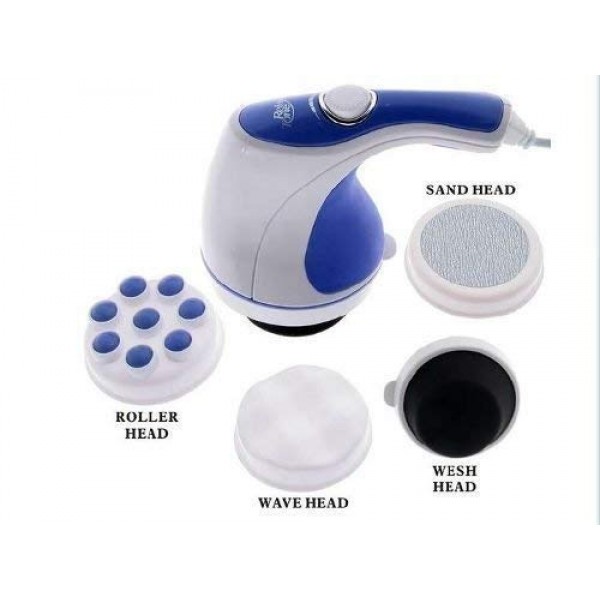 Naivete Corded Electric Relax Spin Tone Body Massager for Muscles Pain Relief and Fat Burning (Multicolour)