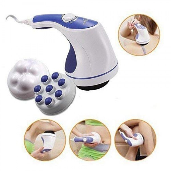 Naivete Corded Electric Relax Spin Tone Body Massager for Muscles Pain Relief and Fat Burning (Multicolour)