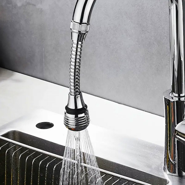 1pc Adjustable Two-Gear Faucet Extender, Antisplash Shower Aerator