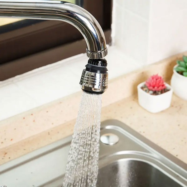 1pc Adjustable Two-Gear Faucet Extender, Antisplash Shower Aerator