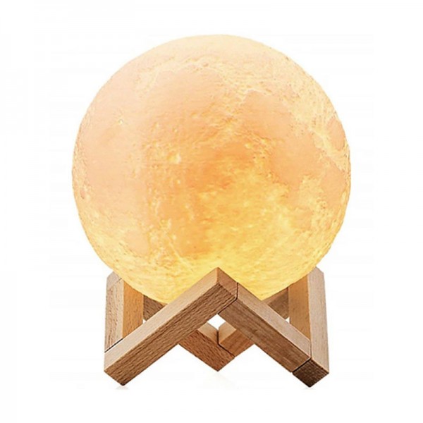 1set 15CM Moon 3D Nightlight Touch Moon USB Rechargeable Dimmable Color with USB Cable Decoration Bedrooms Lamp
